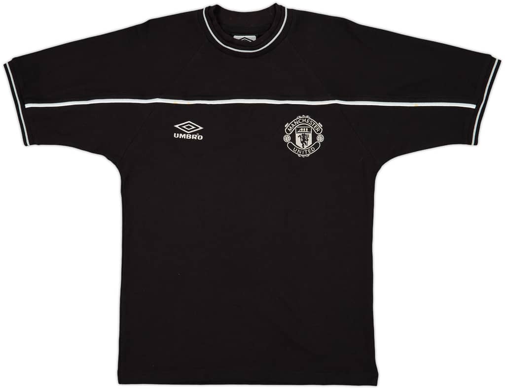 1999-00 Manchester United Umbro Cotton Tee - 9/10 - (S)