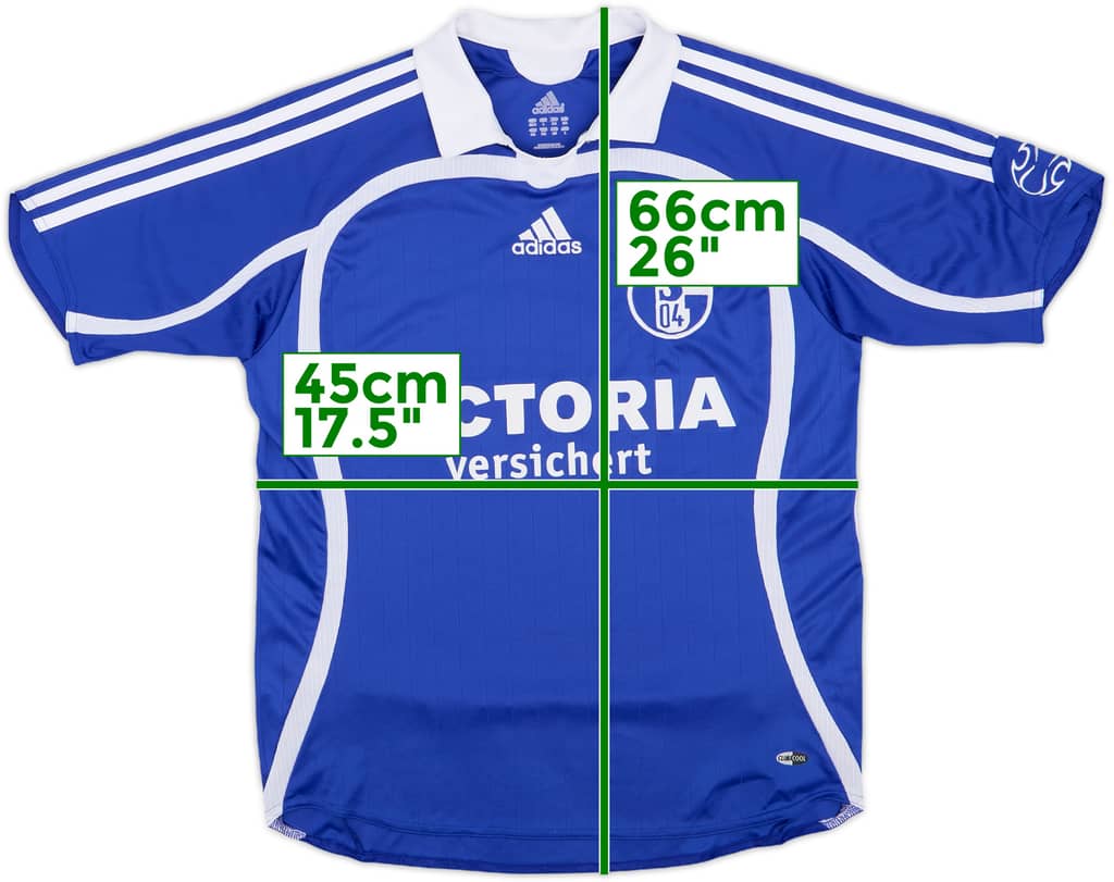 2006-07 Schalke Home Shirt - 8/10 - (L.Boys)