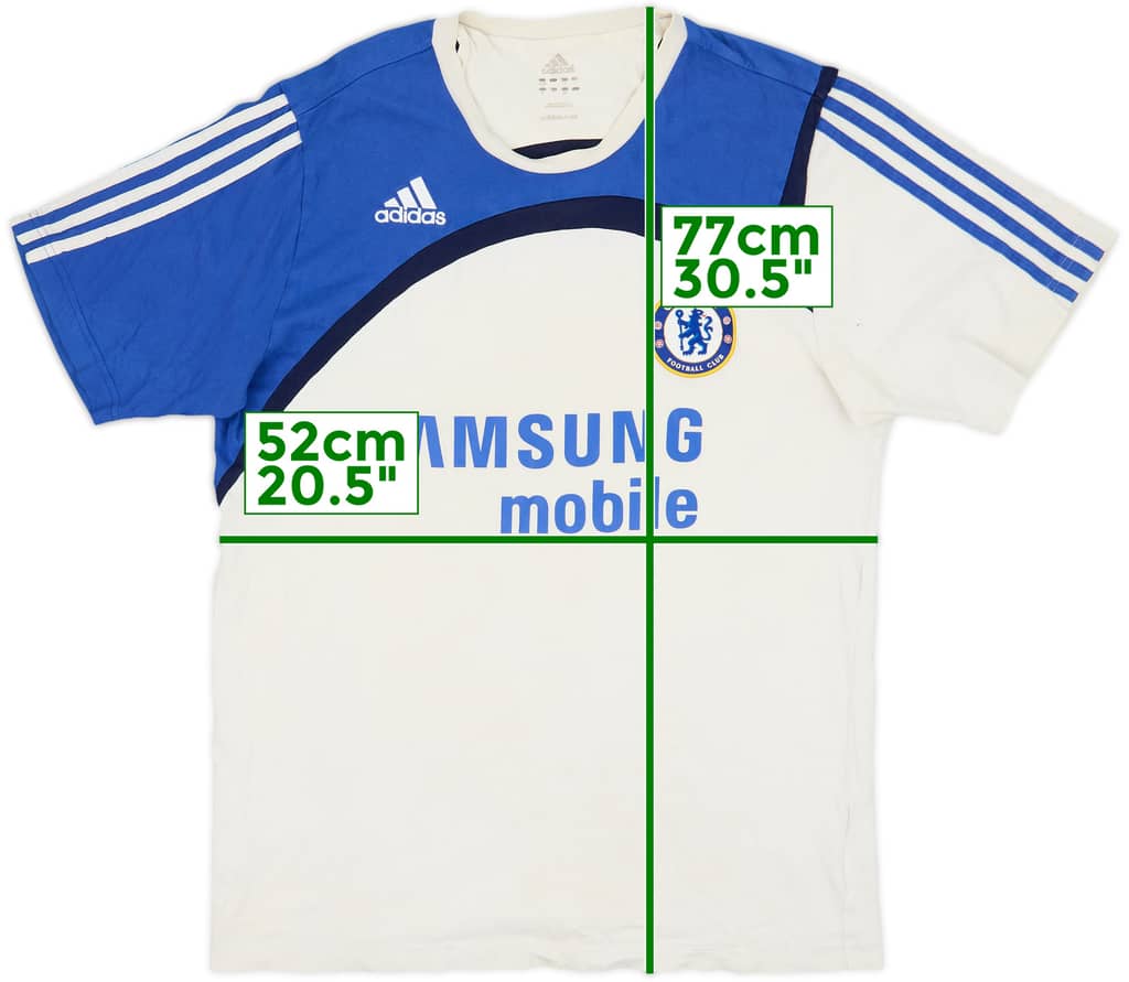 2007-08 Chelsea adidas Cotton Tee - 6/10 - (L)
