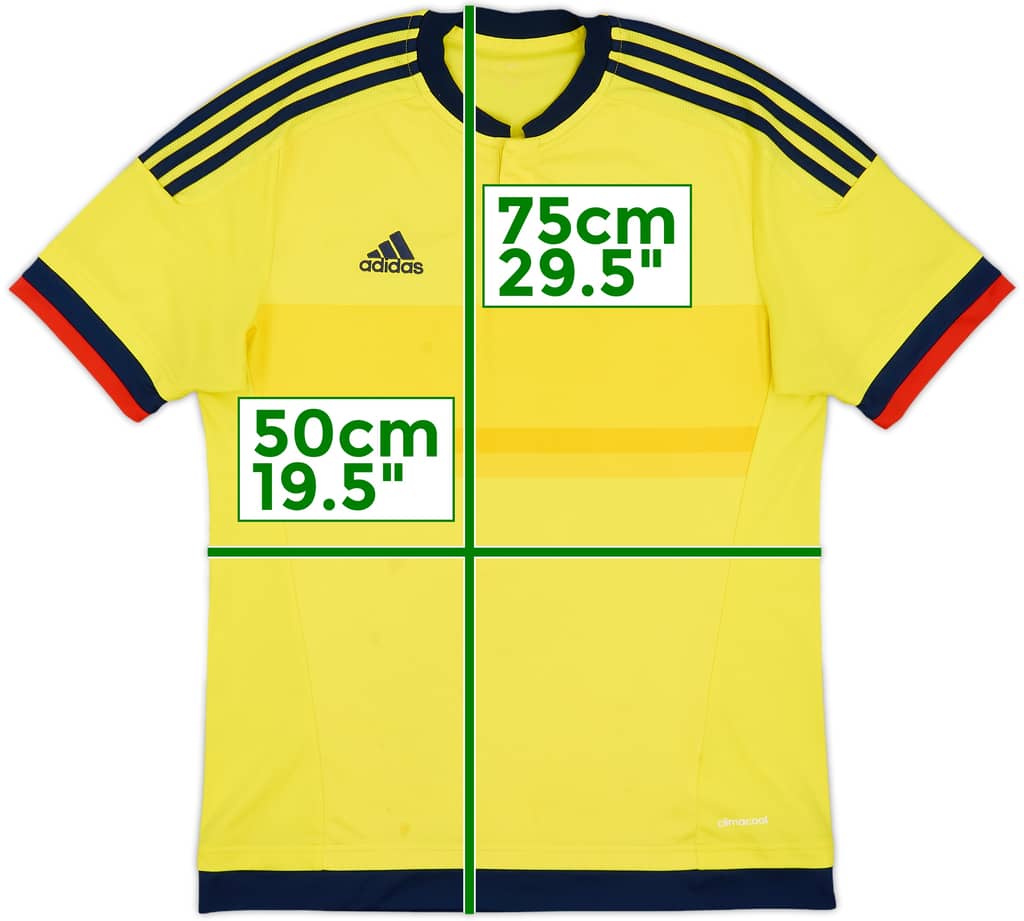 2015 Colombia Copa America Home Shirt - 6/10 - (M)