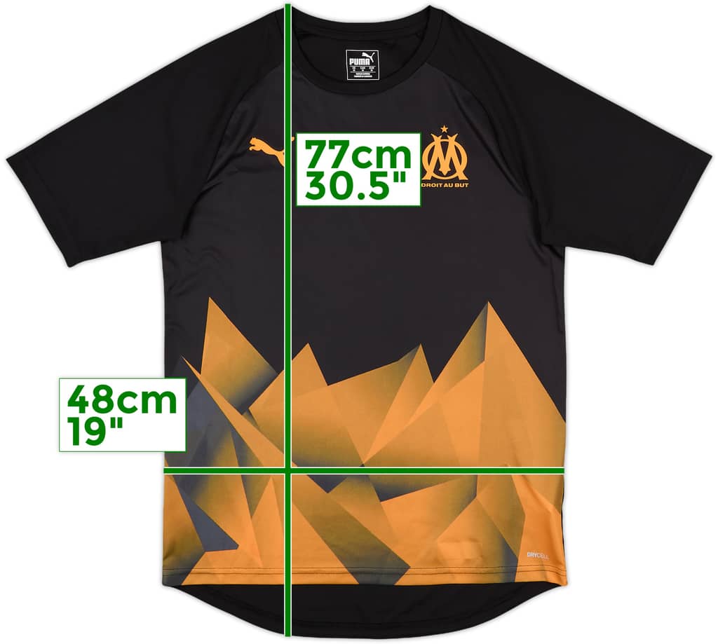 2019-20 Olympique Marseille Puma Training Shirt - 10/10 - (M)