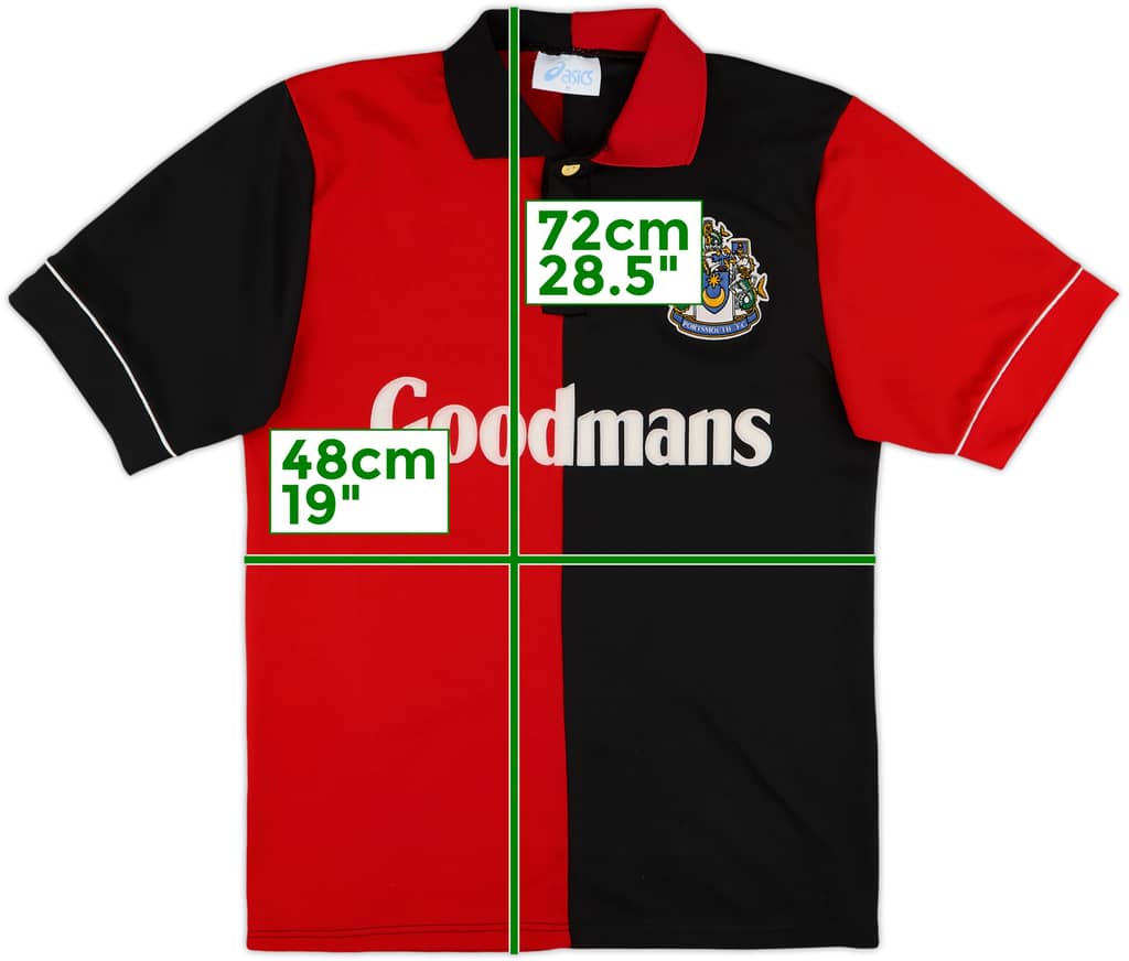1993-95 Portsmouth Away Shirt - 4/10 - (M)
