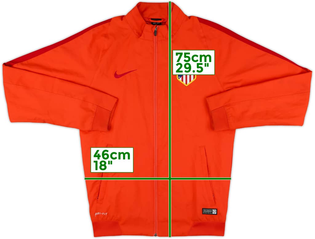 2015-16 Atletico Madrid Nike Track Jacket - 8/10 - (S)