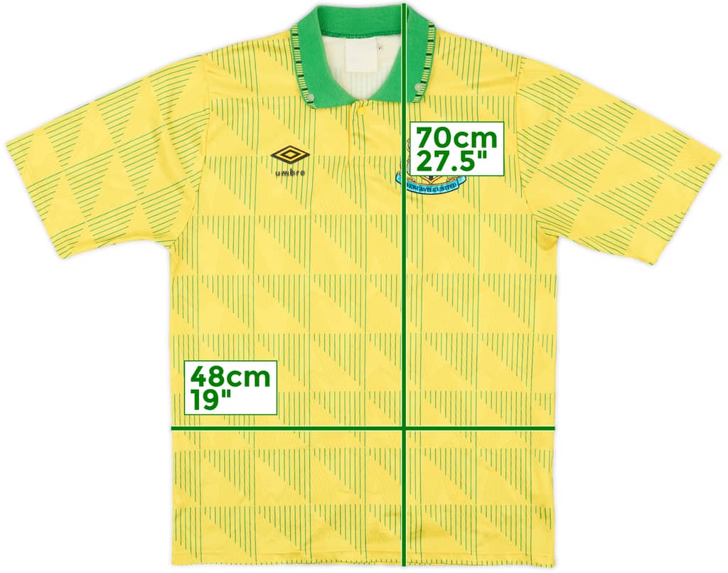 1991-93 Newcastle Away Shirt - 8/10 - (S)