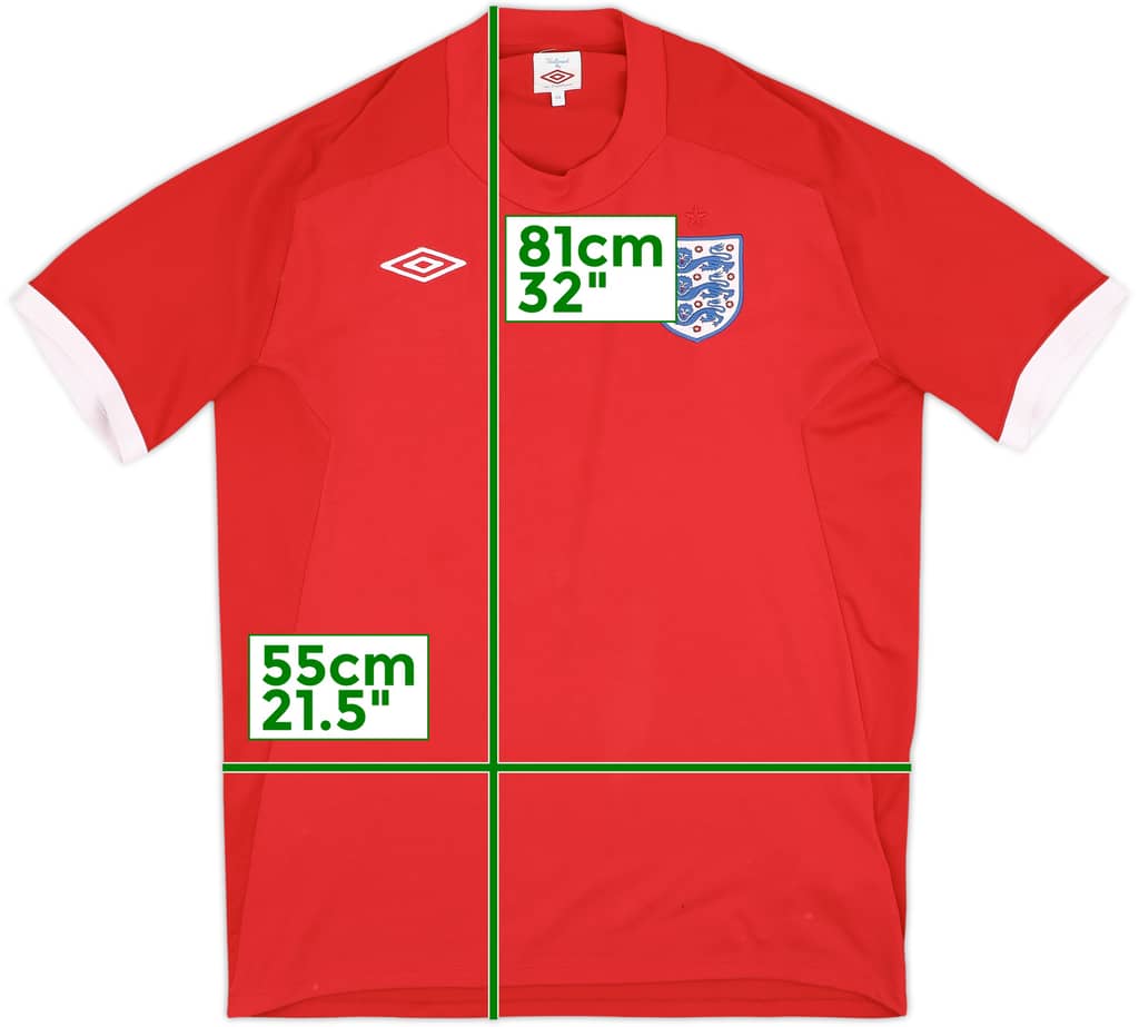 2010-11 England Away Shirt - 6/10 - (XL)