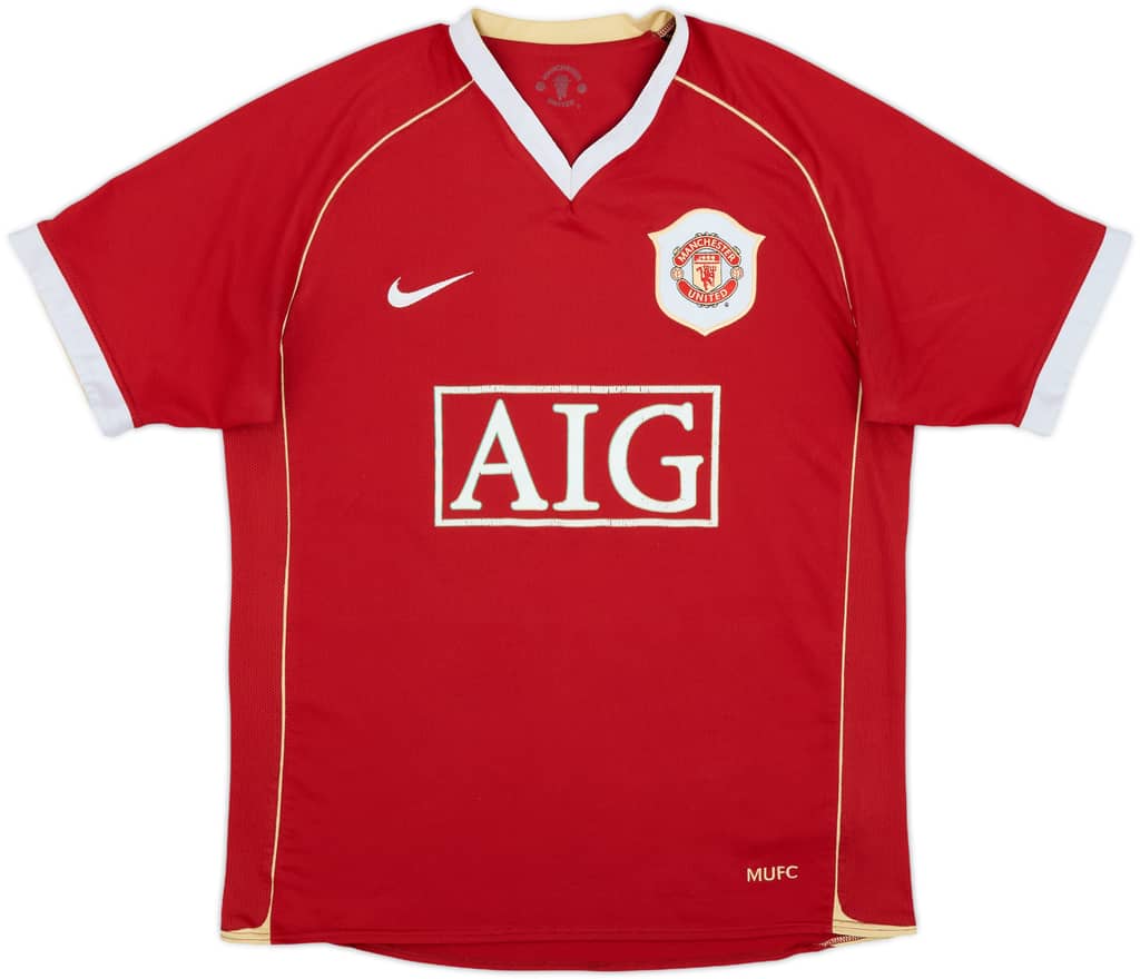 2006-07 Manchester United Home Shirt - 5/10 - (L)