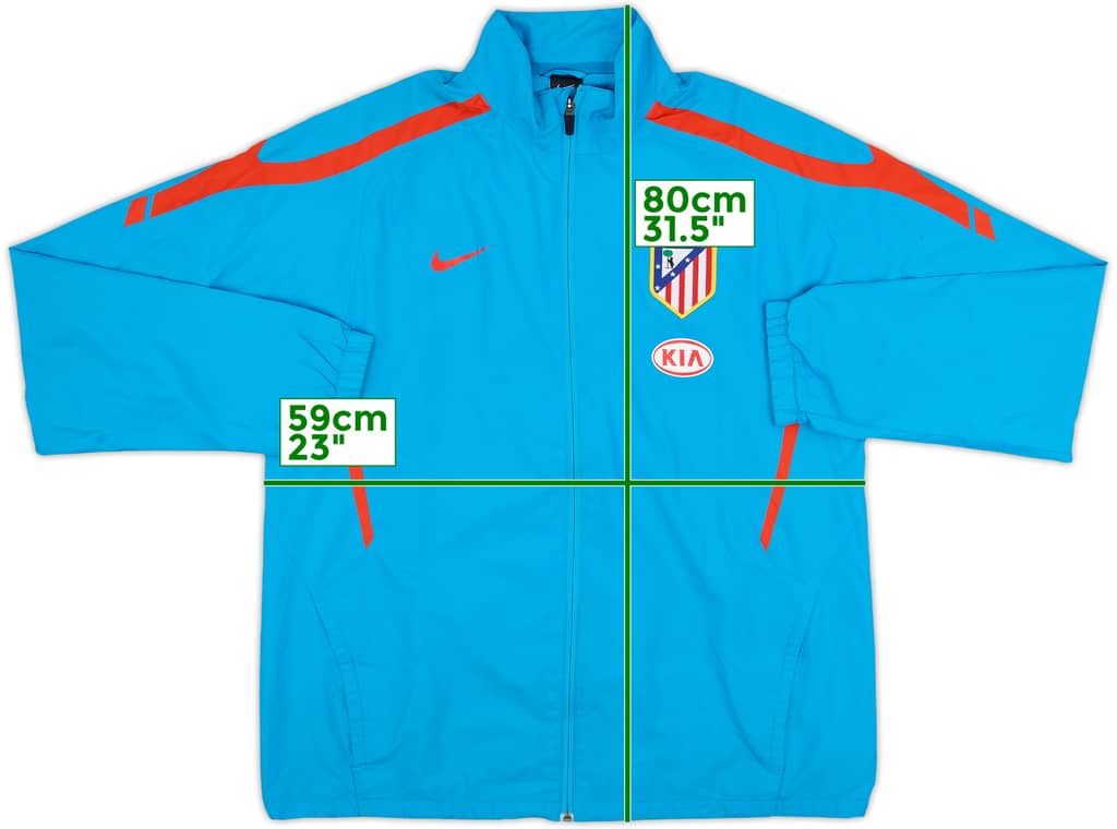 2010-11 Atletico Madrid Nike Track Jacket - 8/10 - (L)