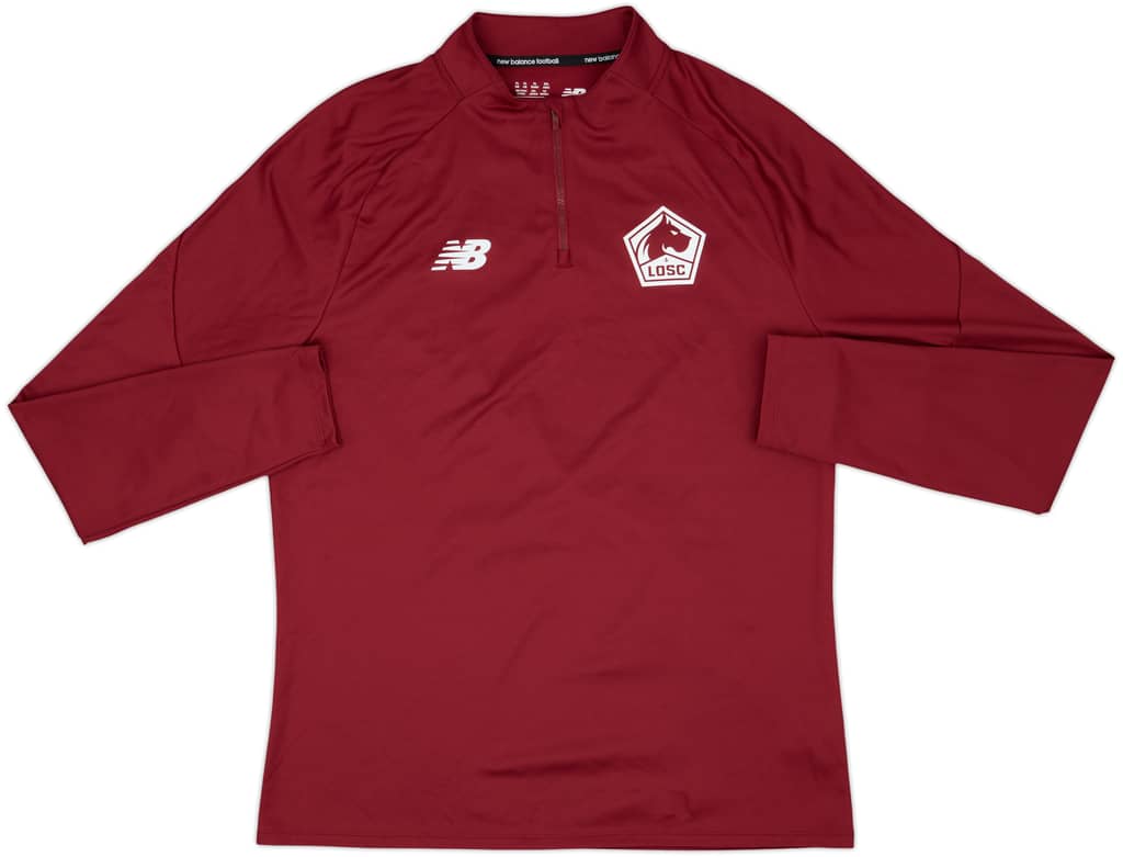 Sudadera de entrenamiento con cierre de 1/4 New Balance del Lille 2024-25 - 10/10 - (XL)