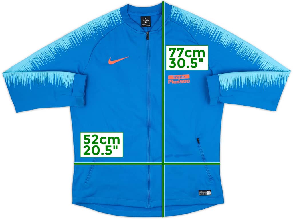 2018-19 Atletico Madrid Nike Track Jacket - 8/10 - (L)