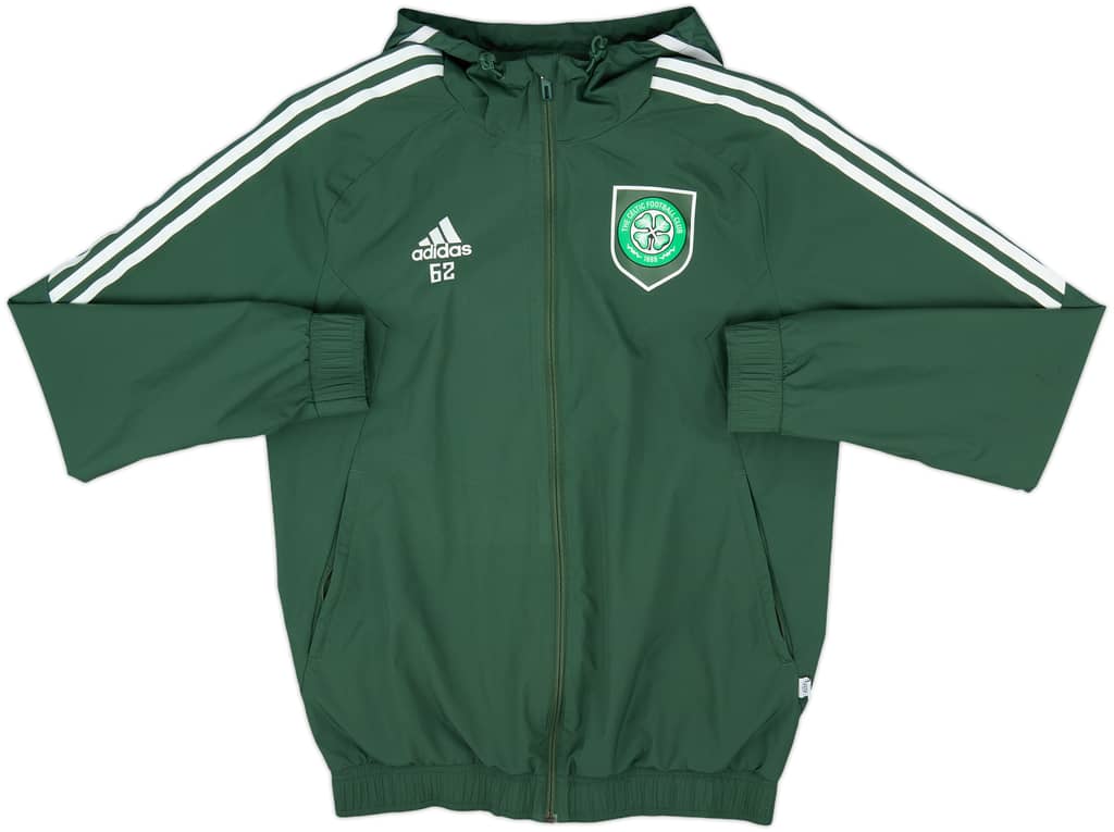 2022-23 Celtic adidas Player Issue Hooded Track Jacket #62 - 8/10 - (S)