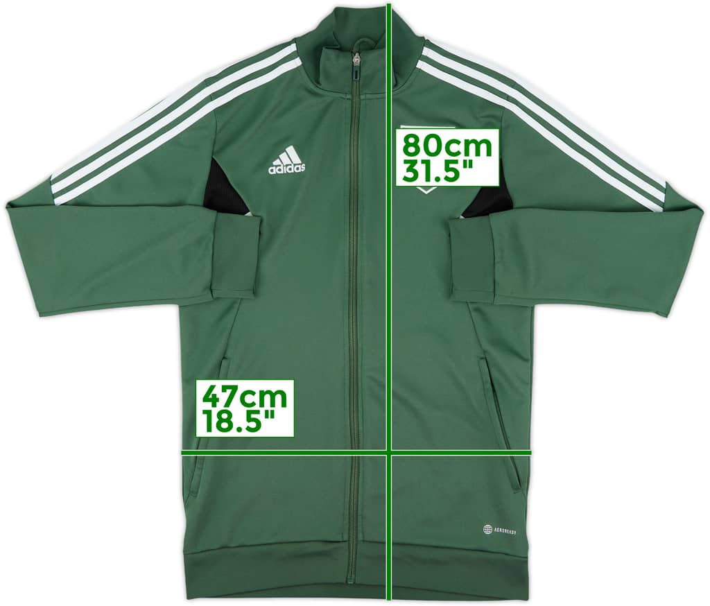 2022-23 Celtic adidas Player Issue Hooded Track Jacket #62 - 9/10 - (M)