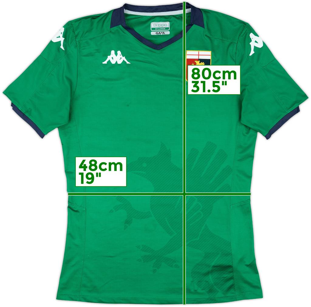 2019-20 Genoa Authentic GK Shirt - 8/10 - (XXL)