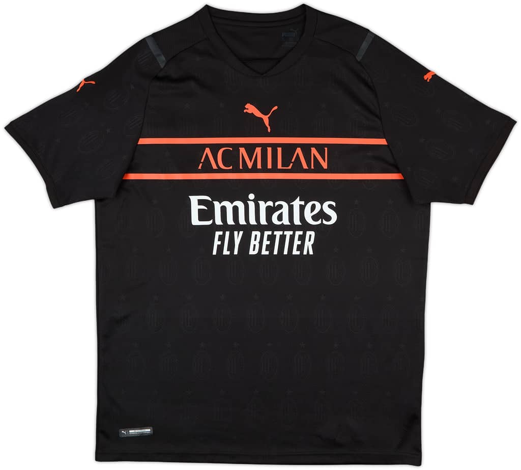 2021-22 AC Milan Third Shirt - 10/10 - (XXL)