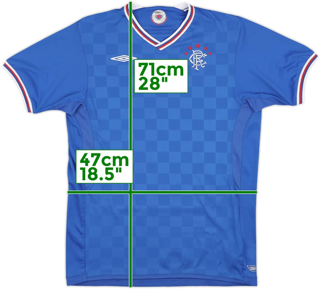 2009-10 Rangers Home Shirt - 8/10 - (XL.Boys)