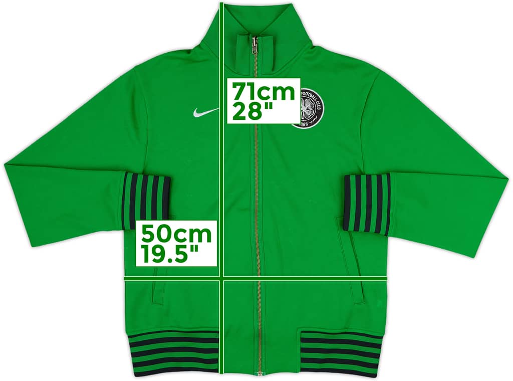 2010-11 Celtic Nike Track Jacket - 8/10 - (S)