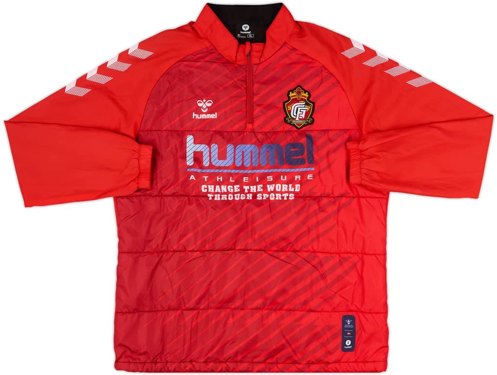 2014-15 Gyeongnam Hummel 1/4 Zip Drill Top - 8/10 - (XL)