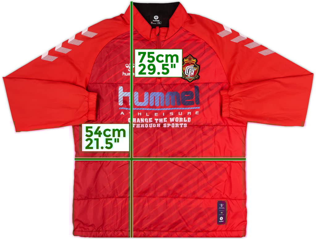 2014-15 Gyeongnam Hummel 1/4 Zip Drill Top - 8/10 - (XL)