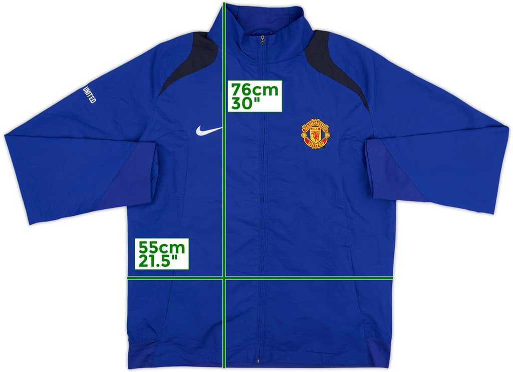 2007-08 Manchester United Nike Track Jacket - 8/10 - (M)
