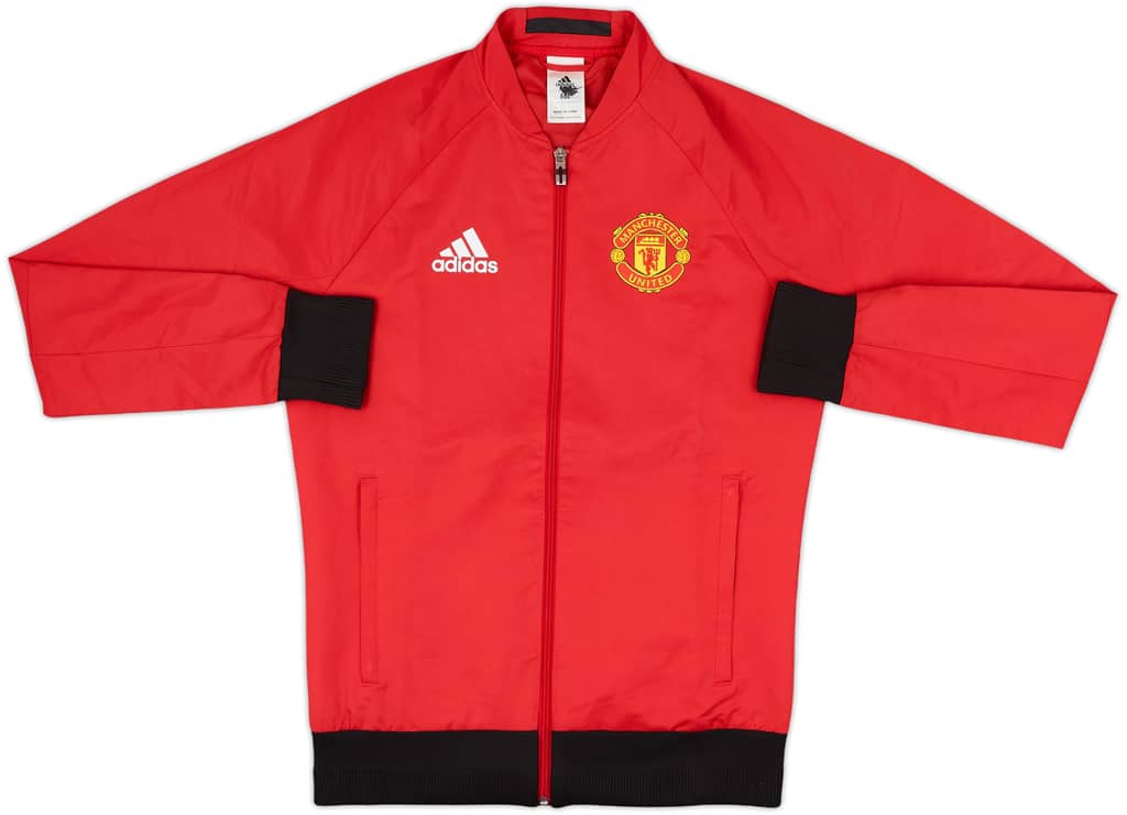 2015-16 Manchester United adidas Track Jacket - 8/10 - (XS)