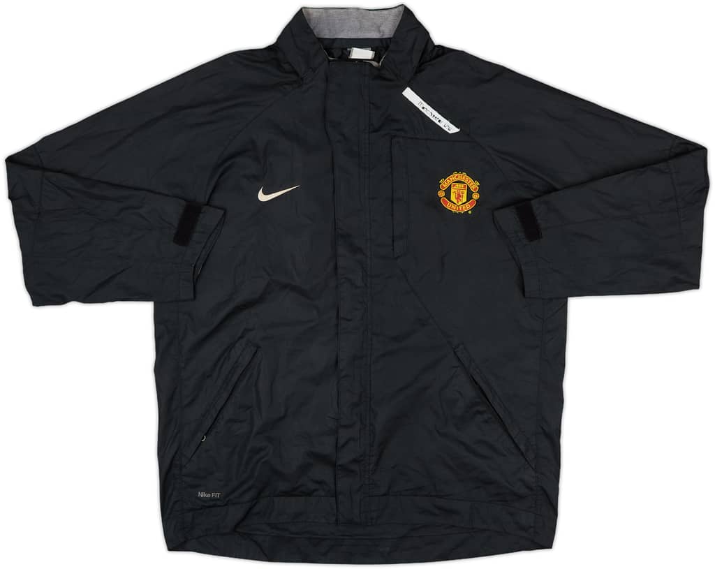 2007-08 Manchester United Nike Hooded Rain Jacket - 6/10 - (M)