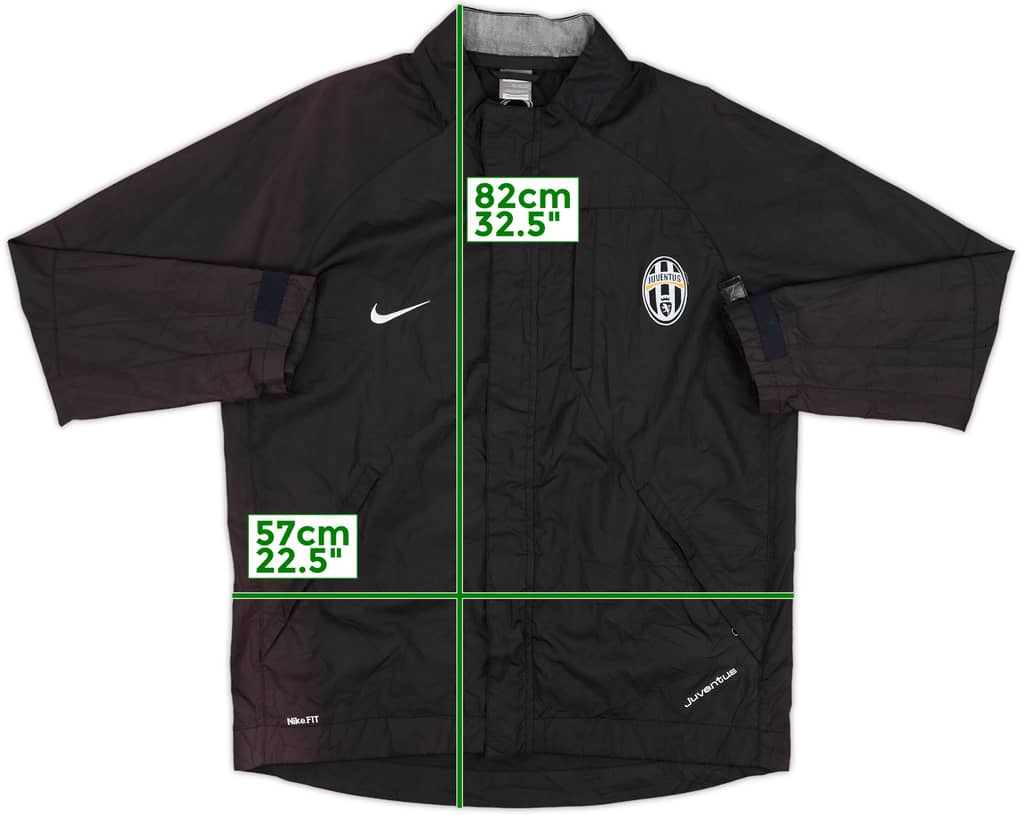 2007-08 Juventus Nike Hooded Rain Jacket - 7/10 - (M)