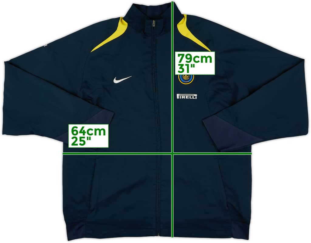 2005-06 Inter Milan Nike Track Jacket - 8/10 - (XL)