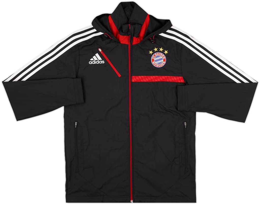 2013-14 Bayern Munich adidas Hooded Track Jacket - 8/10 - (M)