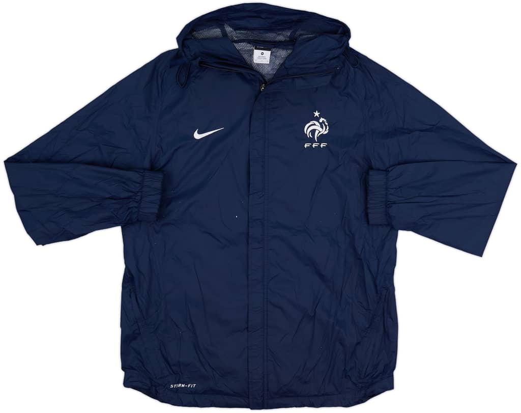 2011-12 France Nike Hooded Rain Jacket - 8/10 - (M)