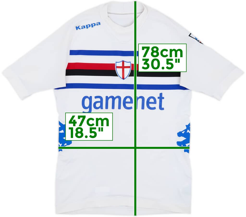 2012-13 Sampdoria Away Shirt - 5/10 - (L)