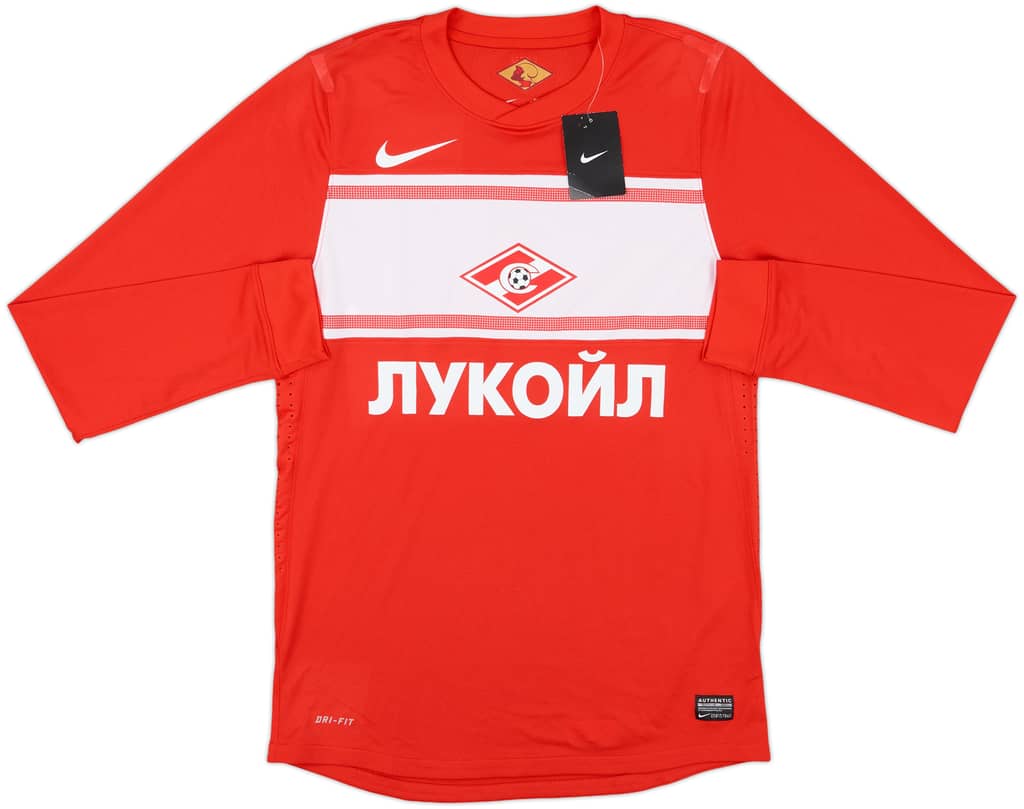 2012-13 Spartak Moscow Player Issue Home L/S Shirt (M)