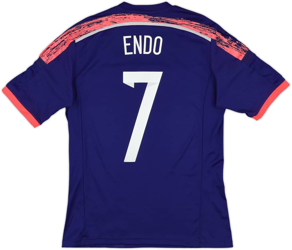 2013-15 Japan Home Shirt Endo #7 - 8/10 - (S)