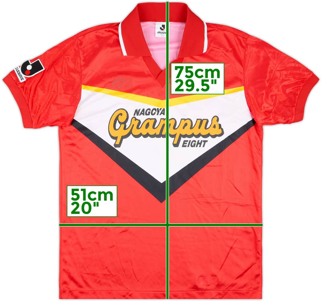 1993 Nagoya Grampus Eight Home Shirt - 4/10 - (M/L)