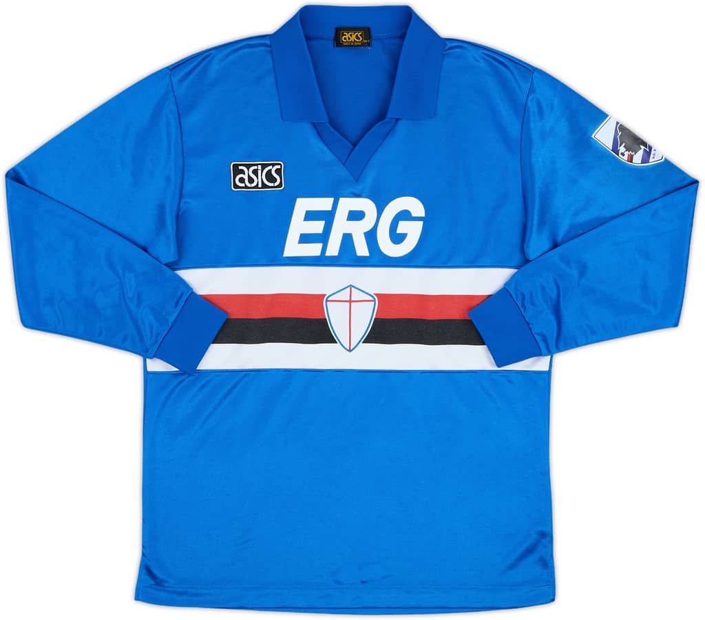 1992-94 Sampdoria Home L/S Shirt - 8/10 - (M)