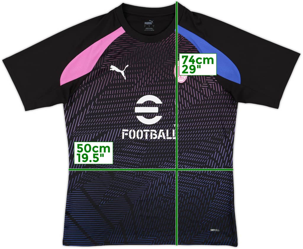 2023-24 AC Milan Puma Pre-Match Training Shirt - 10/10 - (L)