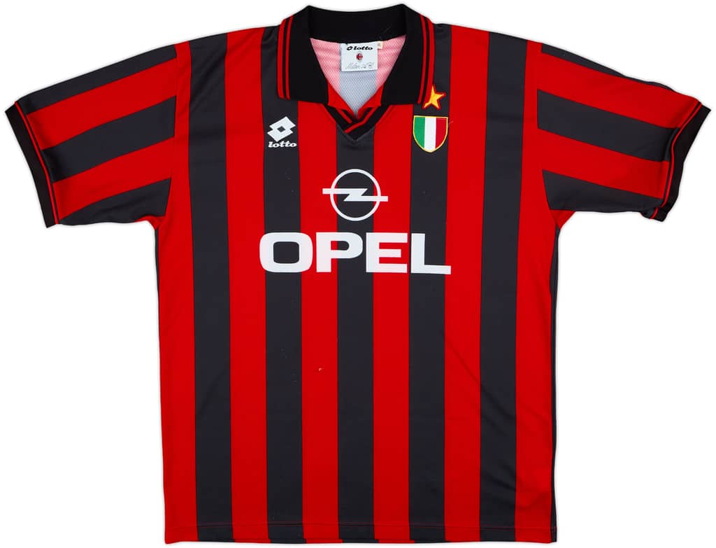 1994-95 AC Milan Home Shirt - 7/10 - (XL)