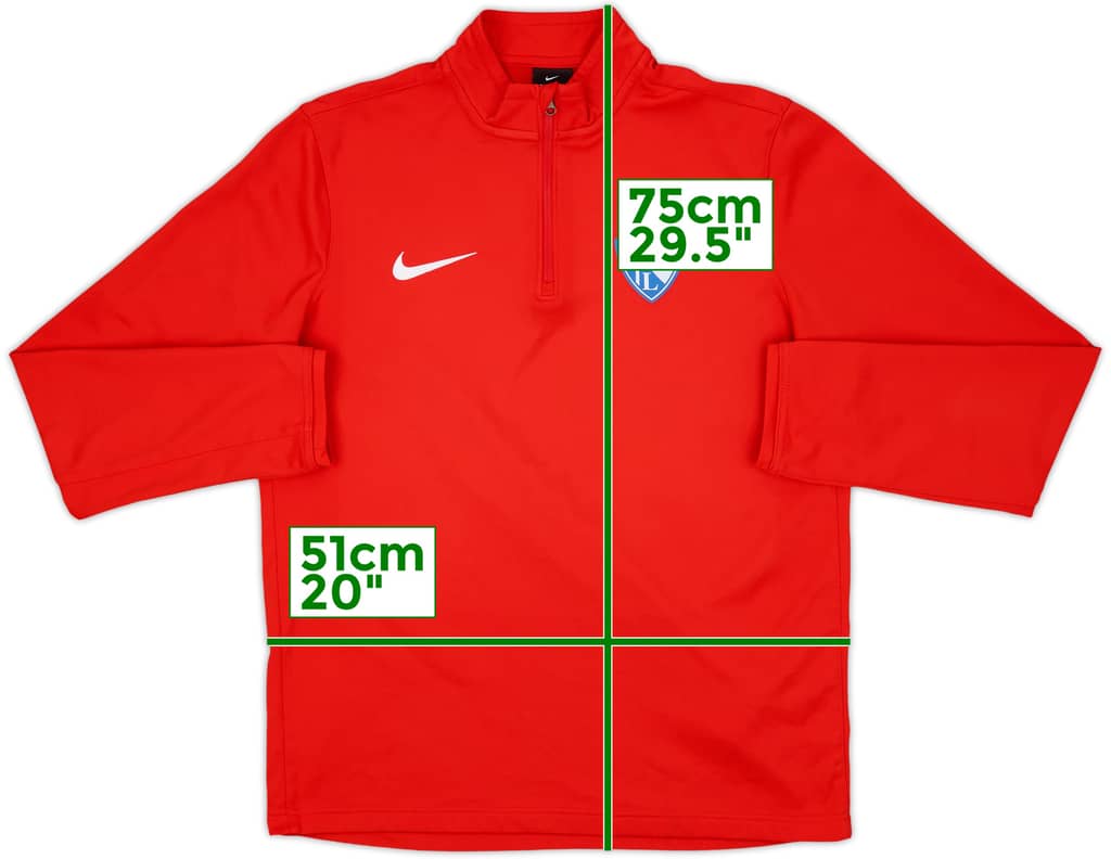 2017-18 VFL Bochum Nike 1/4 Zip Training Top - 8/10 - (M)