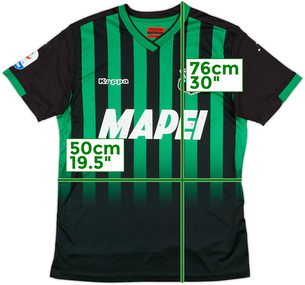 2018-19 Sassuolo Home Shirt - 5/10 - (XL)