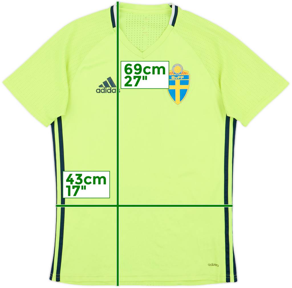 2015-16 Sweden adidas adizero Training Shirt - 8/10 - (S)