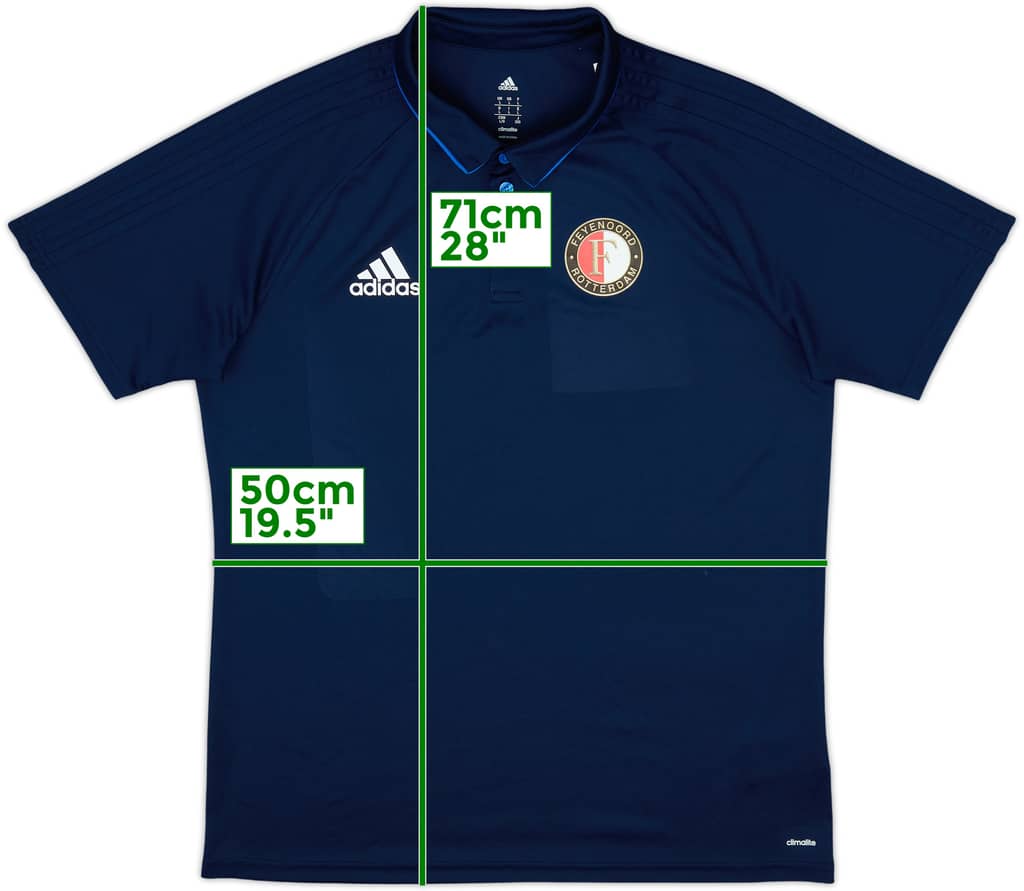 2017-18 Feyenoord adidas Polo Shirt - 10/10 - (L)