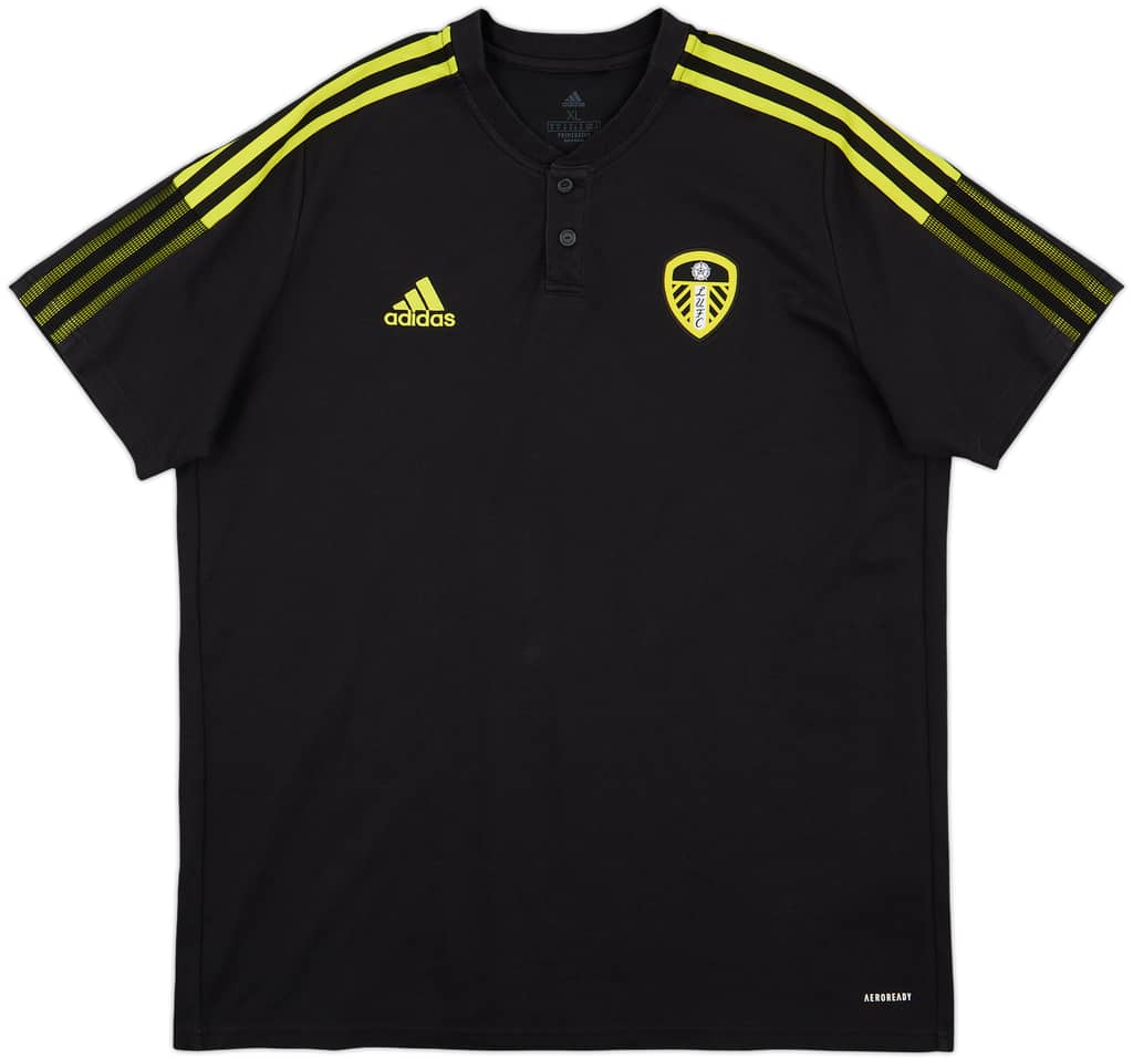 2021-22 Leeds United adidas Polo Shirt - 9/10 - (XL)