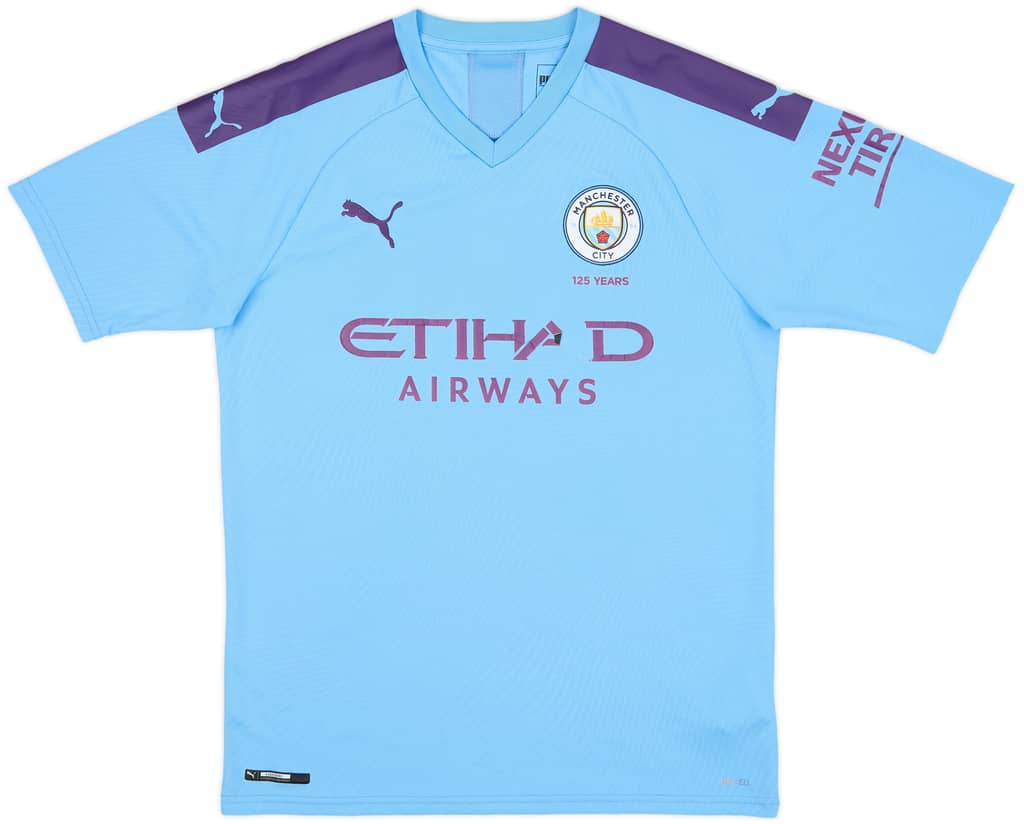 2019-20 Manchester City Home Shirt - 4/10 - (M)