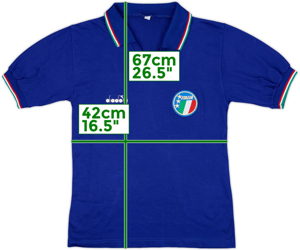 1986-91 Italy Home Shirt - 8/10 - (L.Boys)