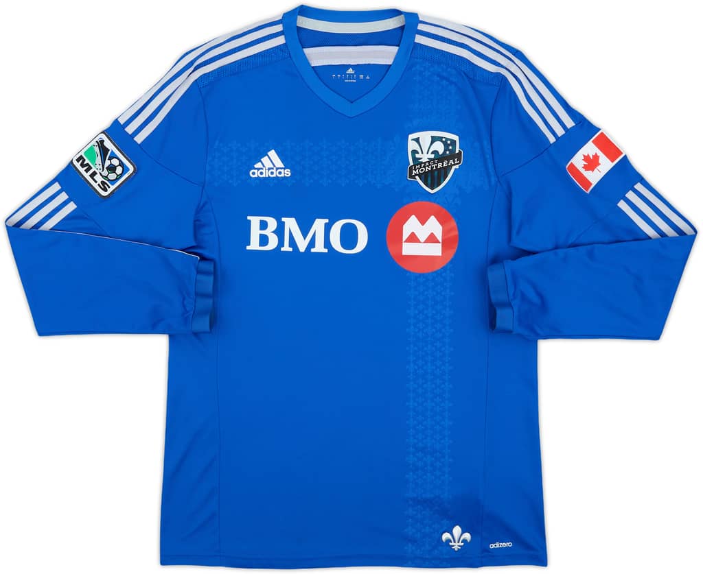 2013-14 Montreal Impact Authentic Home L/S Shirt - 8/10 - (L)