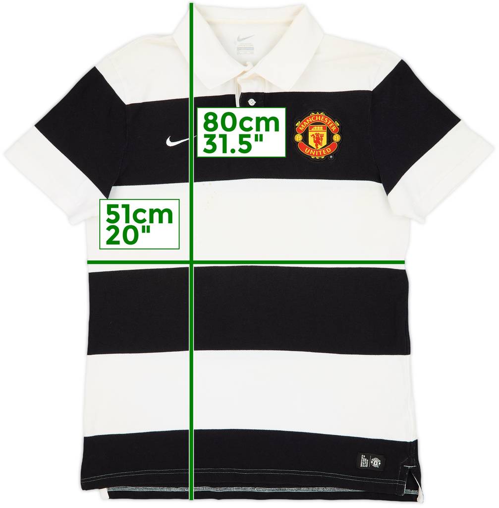 2011-12 Manchester United Nike Polo Shirt - 7/10 - (XXL)