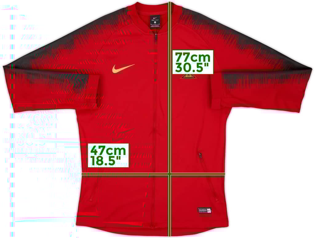 2018-19 Portugal Nike Track Jacket - 8/10 - (M)