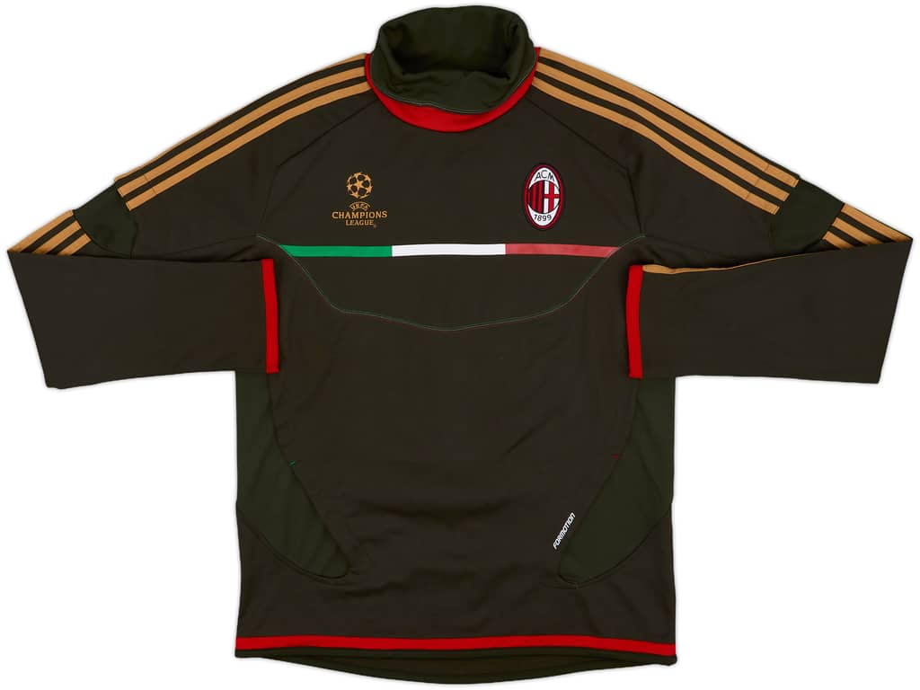 2011-12 AC Milan adidas CL Drill Top - 8/10 - (M/L)