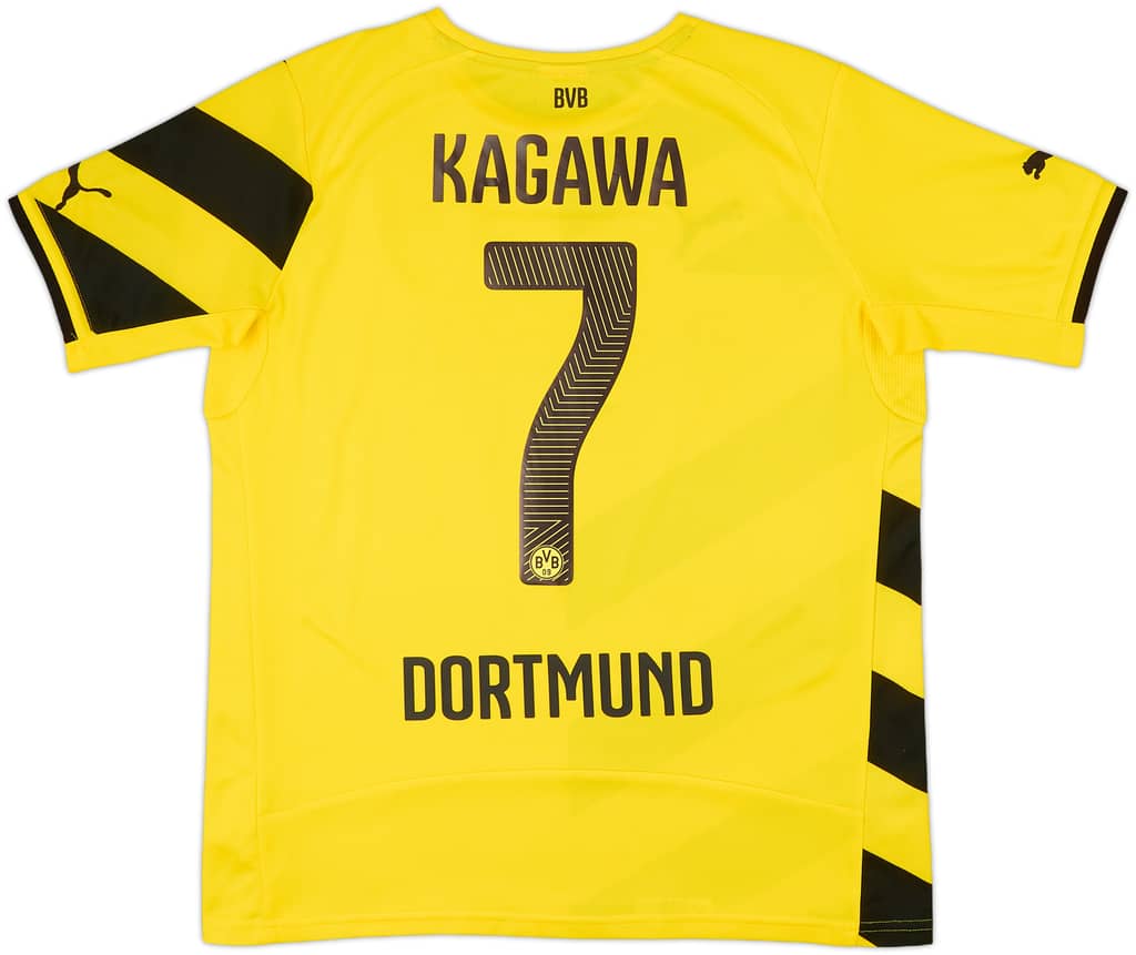 2014-15 Borussia Dortmund Home Shirt Kagawa #7 - 8/10 - (Women's M)