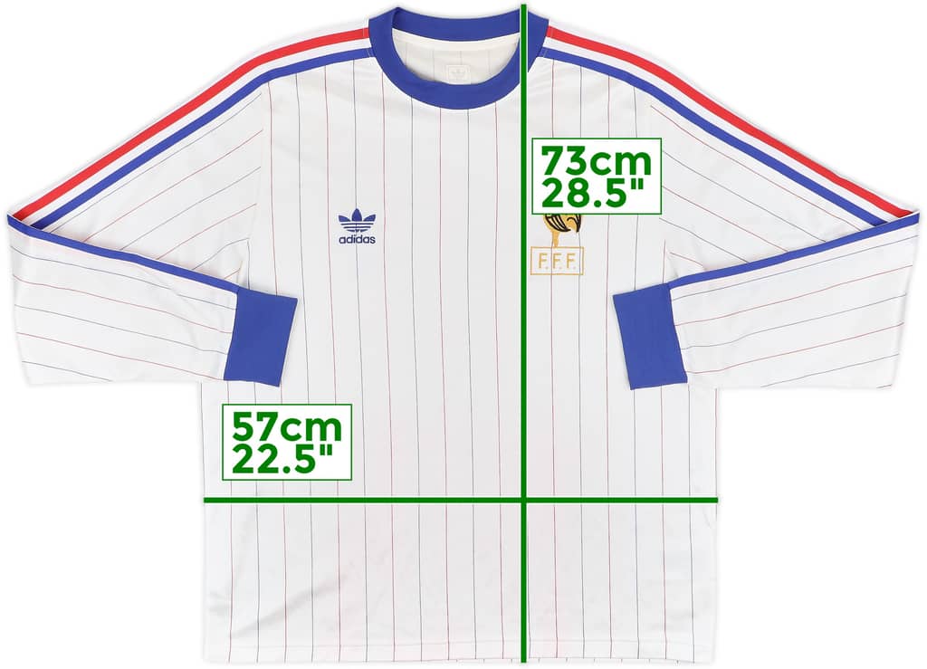 2004 France adidas 1978 Retro Away L/S Shirt - 8/10 - (L)
