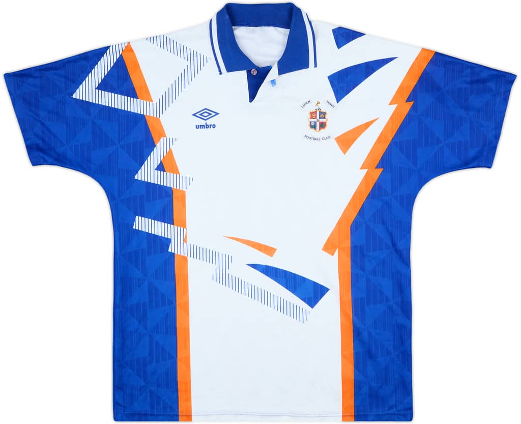 1991-92 Luton Town Home Shirt - 9/10 - (L/XL)