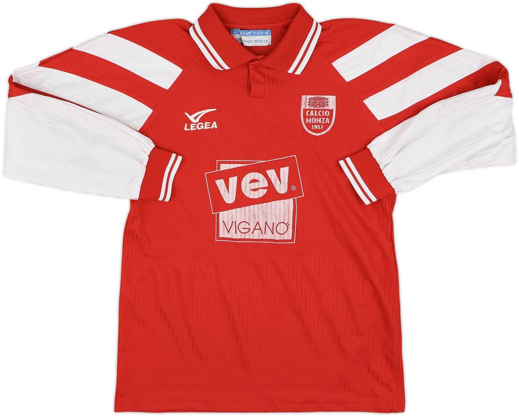 2002-03 Monza Home L/S Shirt - 8/10 - (S)